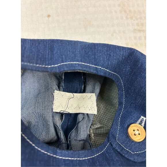 "One" denim Jean overalls "Happy Birthday Photo Outfit" - Picture 8 of 8